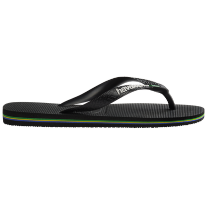 Havaianas - Klipklapper - Black/Black - Brasil Logo FC sss