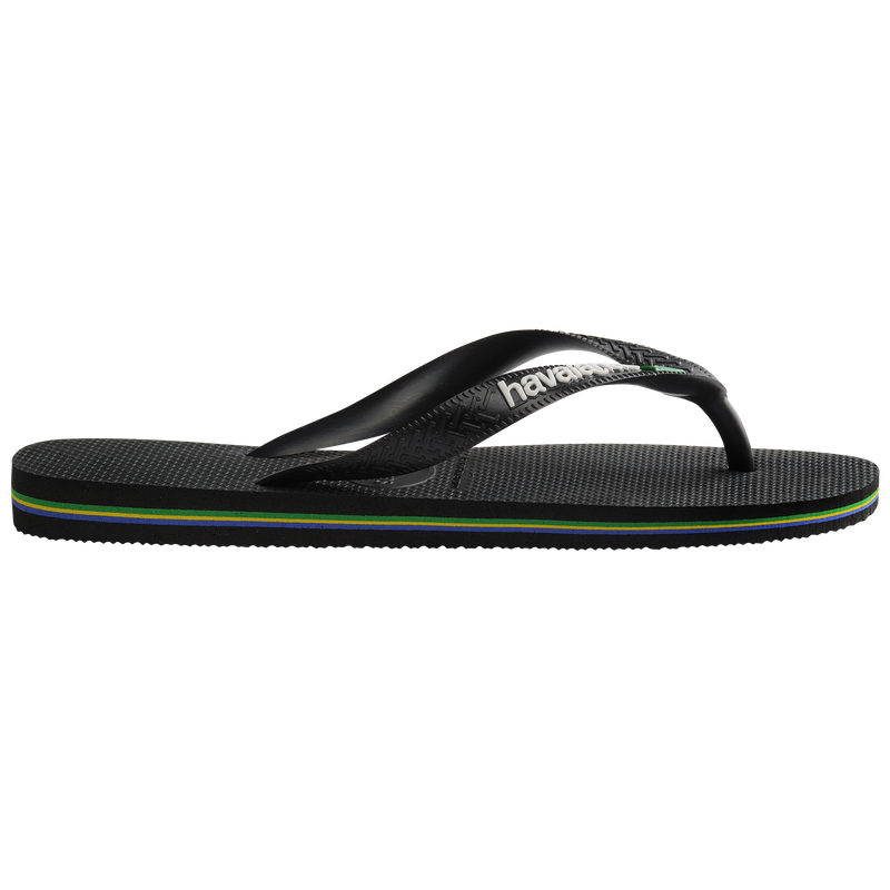 Havaianas - Klipklapper - Black/Black - Brasil Logo FC sss