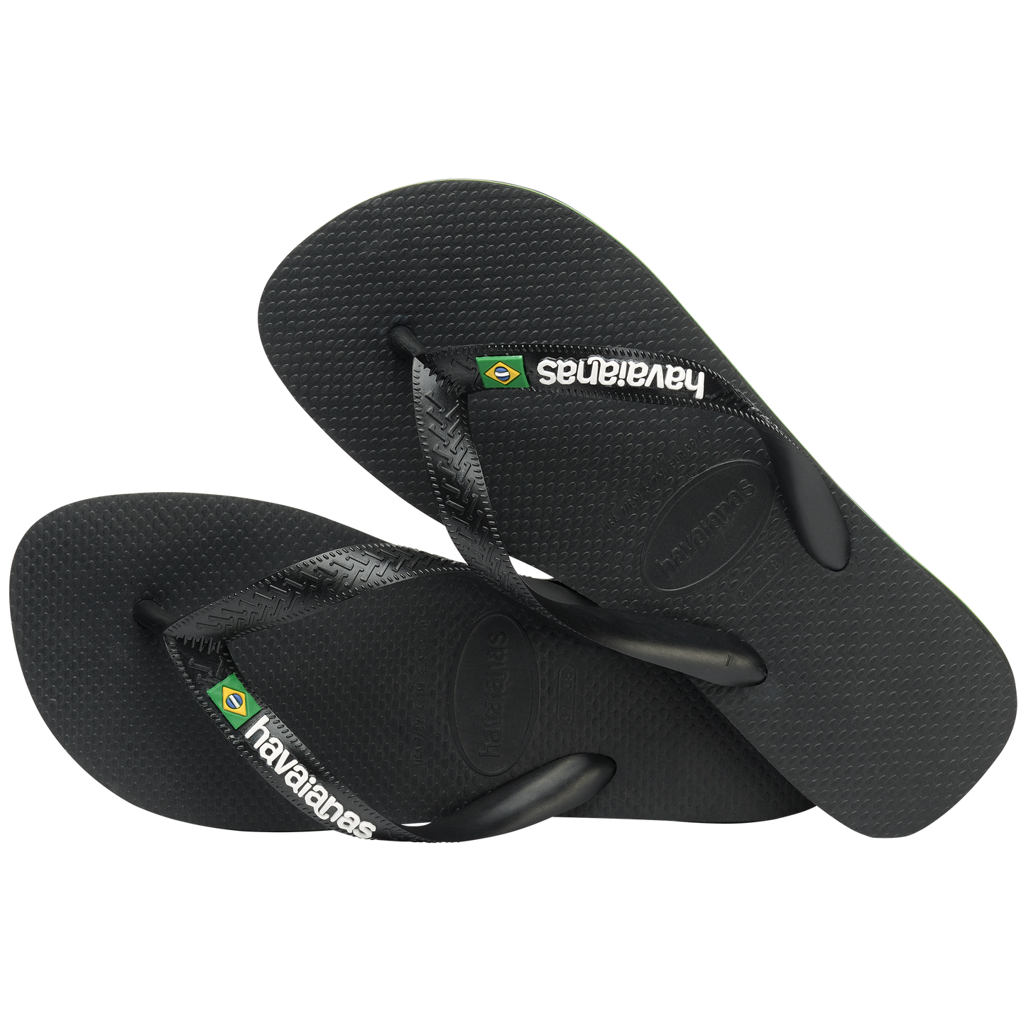 Havaianas - Klipklapper - Black/Black - Brasil Logo FC sss