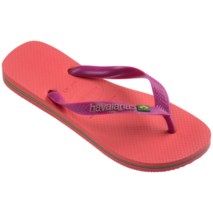 Havaianas - Klipklapper - Coral Pink (4380) - Brasil Logo FC sss