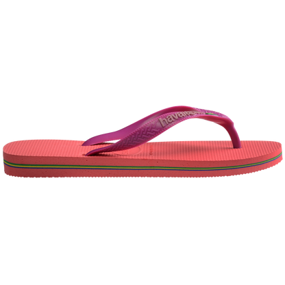 Havaianas - Klipklapper - Coral Pink (4380) - Brasil Logo FC sss