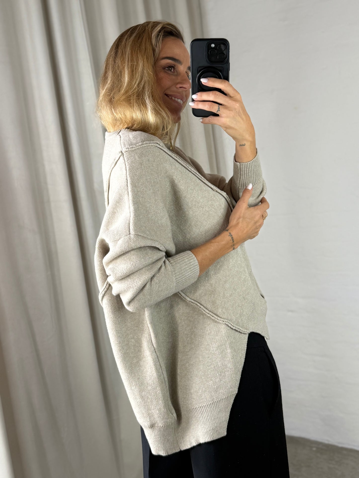 The Collection - Strik - Beige - Anika