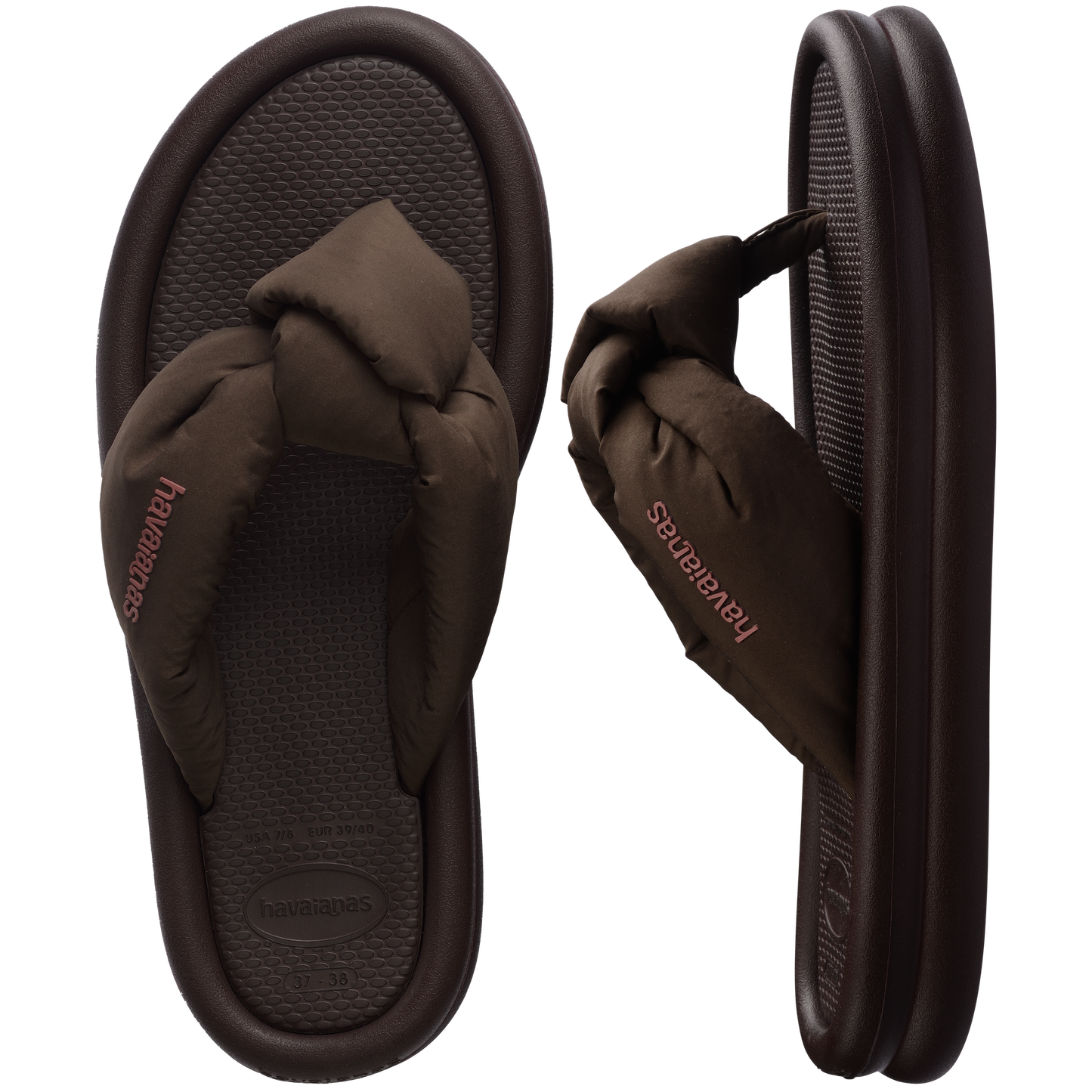 Havainas - Klipklapper - Dark Brown - Over Puffed Up (0727)