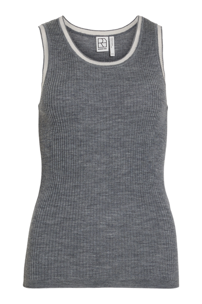 Rouge Edit - Top - Dark Grey Melange - Rounola