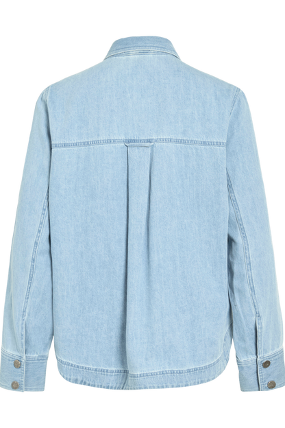 Rouge Edit - Skjorte - Light blue denim - Roufrancie mae