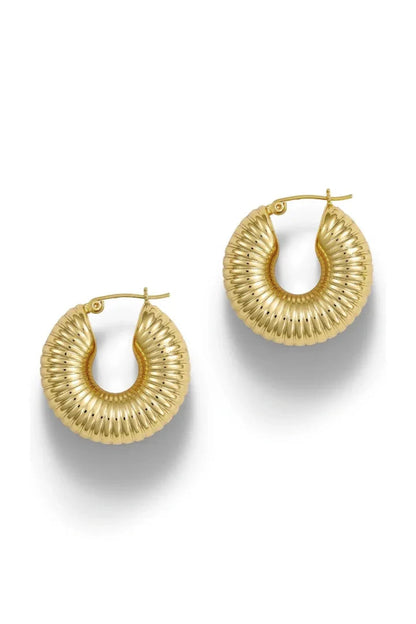 Anni Lu - Øreringe - Gold - Ripple Hoop - Stilkompagniet.dk