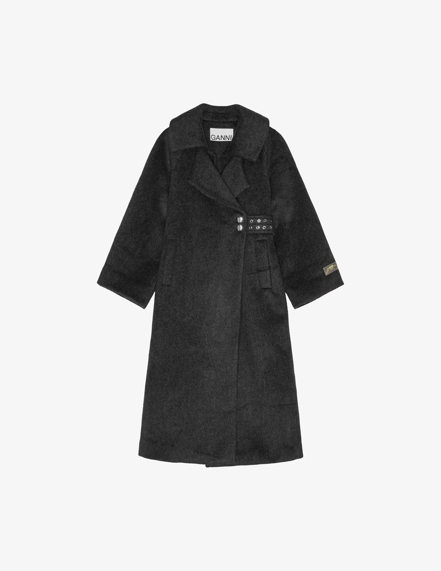 Ganni - Frakke - Grå - Double Face