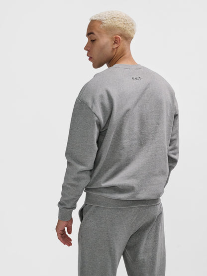 Halo - Sweatshirt - Grey Melange - Essential