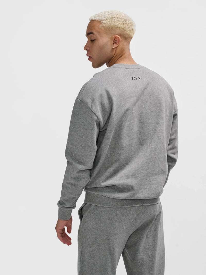 Halo - Sweatshirt - Grey Melange - Essential