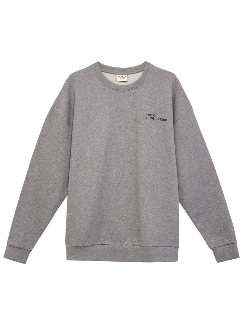 Halo - Sweatshirt - Grey Melange - Essential