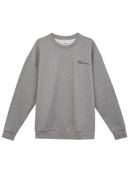 Halo - Sweatshirt - Grey Melange - Essential