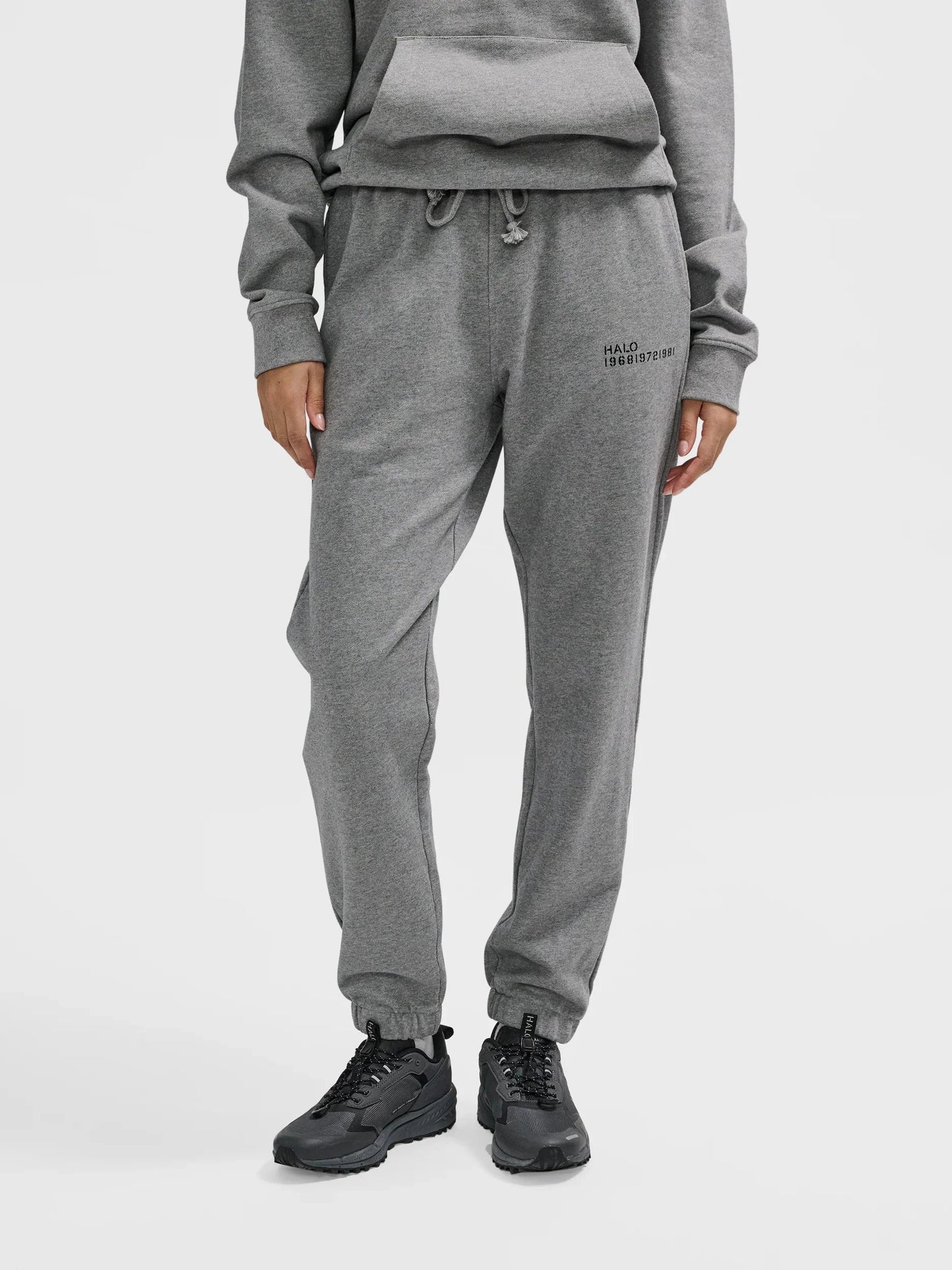 Halo - Sweatpants - Grey Melange/grey Melange - Essential
