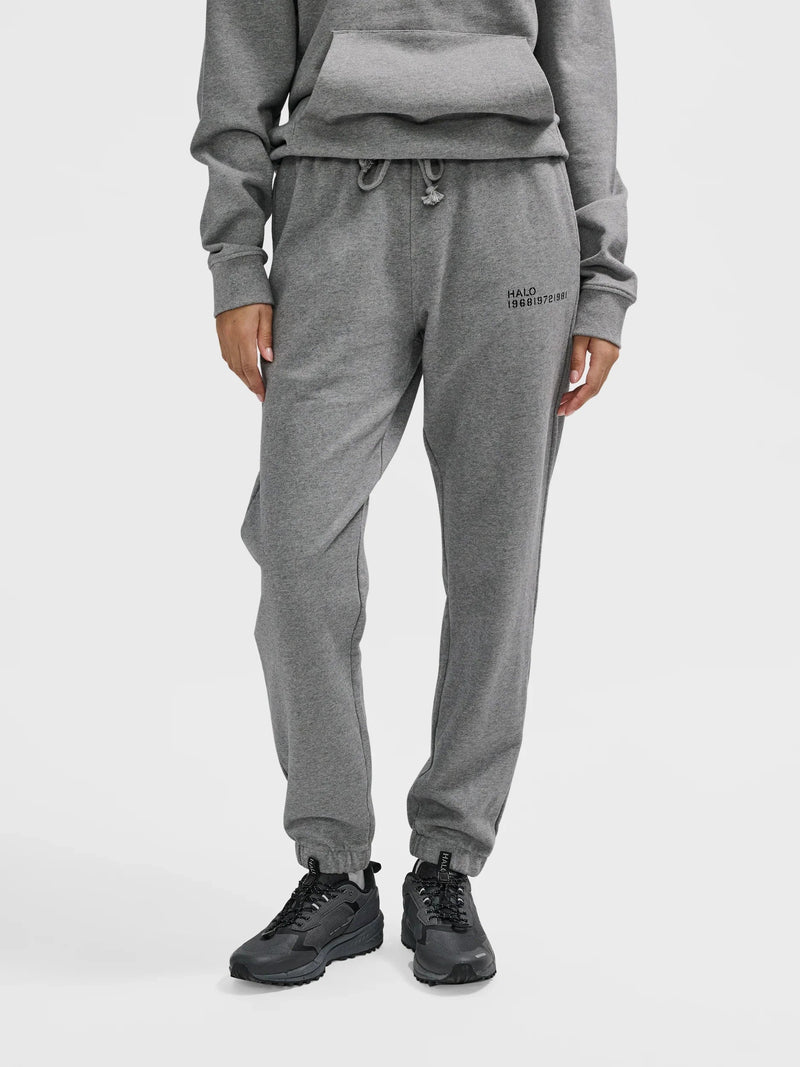 Halo - Sweatpants - Grey Melange/grey Melange - Essential