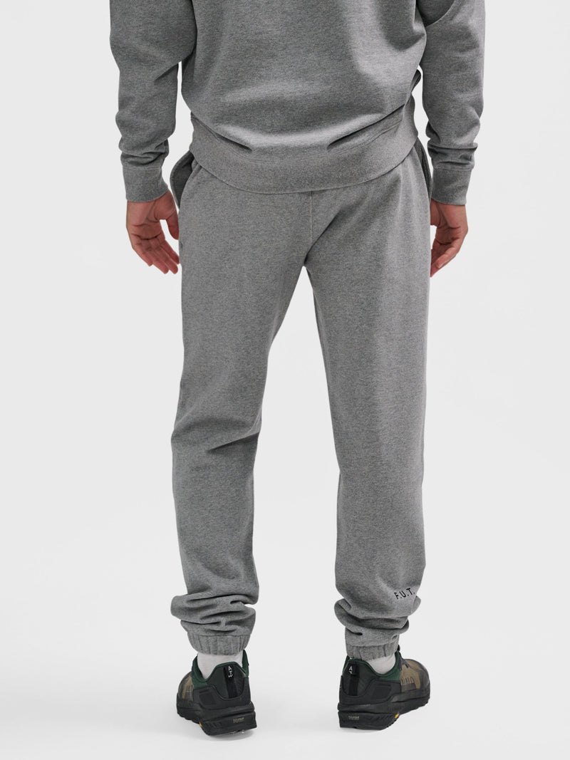 Halo - Sweatpants - Grey Melange/grey Melange - Essential