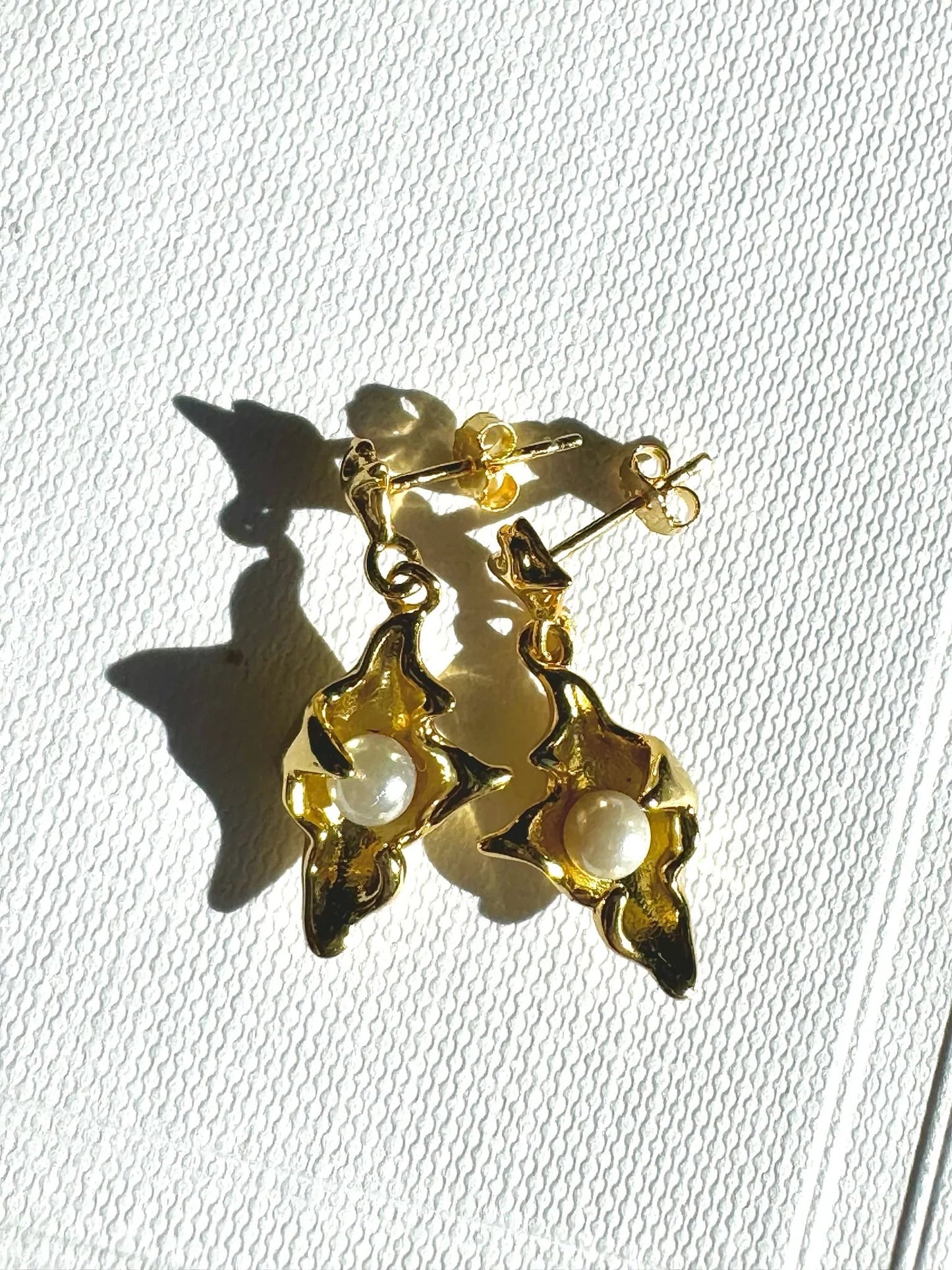 Andcopenhagen Jewelry - Øreringe - 18 karat guldbelagt 925 sterlingsølv - Marian