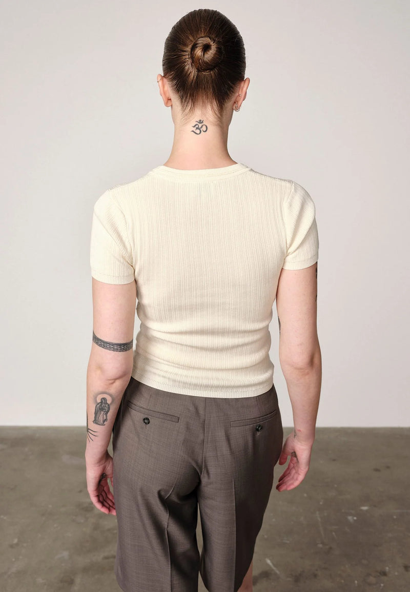 Herskind - T-shirt - Råhvid - Lewis