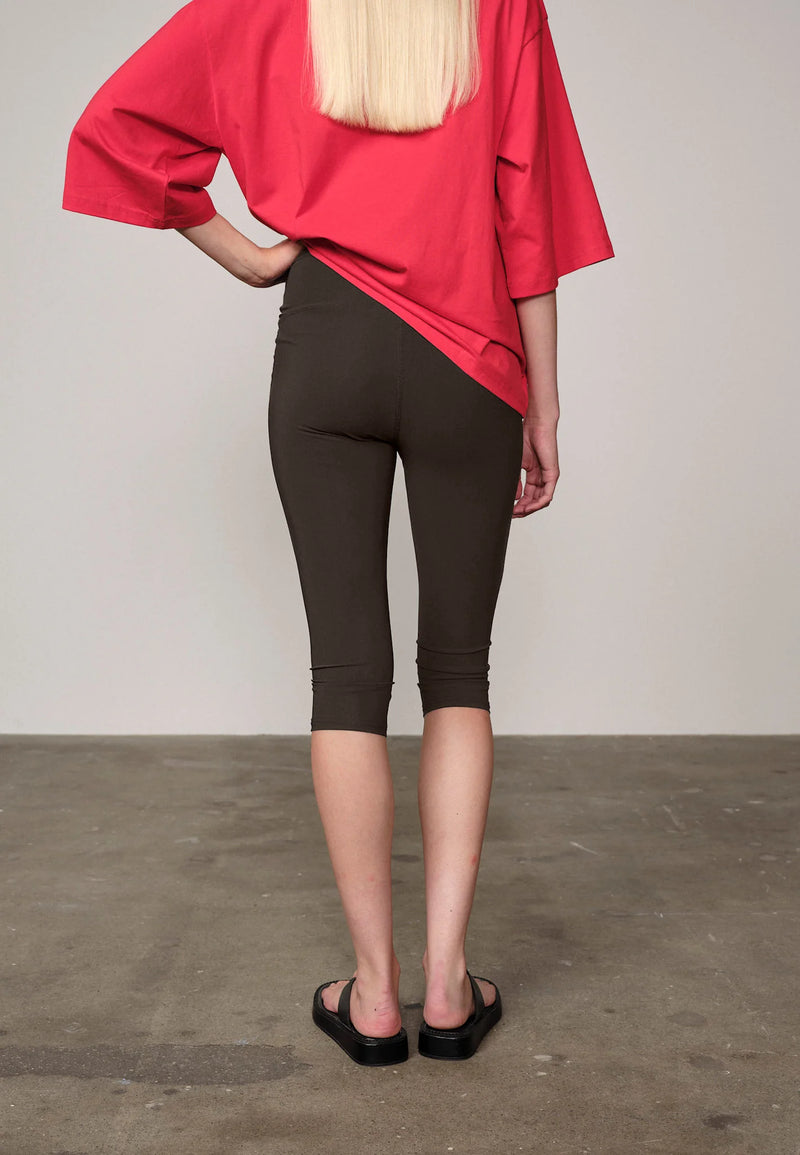 Herskind - Leggings - Java Brown - Capris Swim Leggings