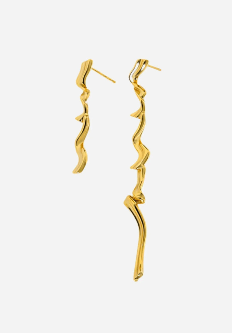 Andcopenhagen Jewelry - Øreringe - 18 karat Guldbelagt 925 sterlingsølv - Estelle