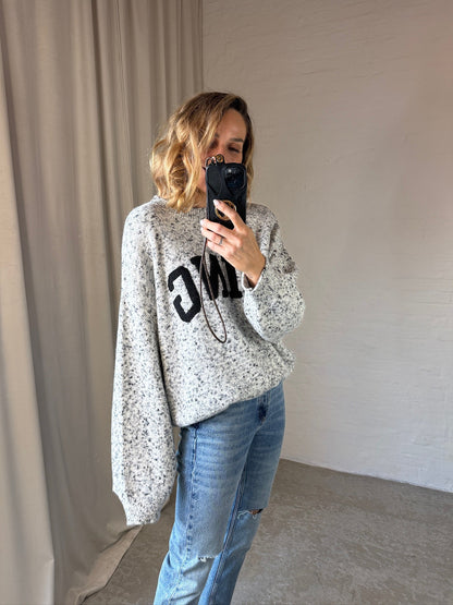 Anine Bing - Strik - Marled white - Sydney