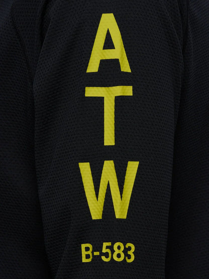 HALO - Trøje - Black - Sorona Half Zip - Stilkompagniet.dk