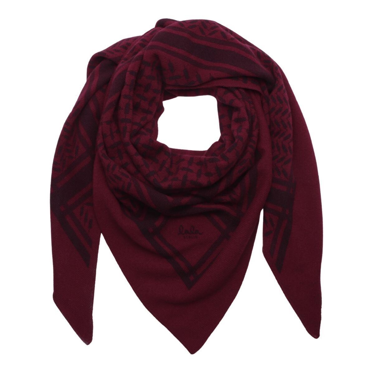 Lala Berlin - Cashmere tørklæde - Bordeaux - Trinity Classic M