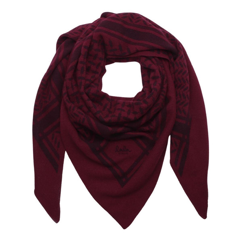 Lala Berlin - Cashmere tørklæde - Bordeaux - Trinity Classic M
