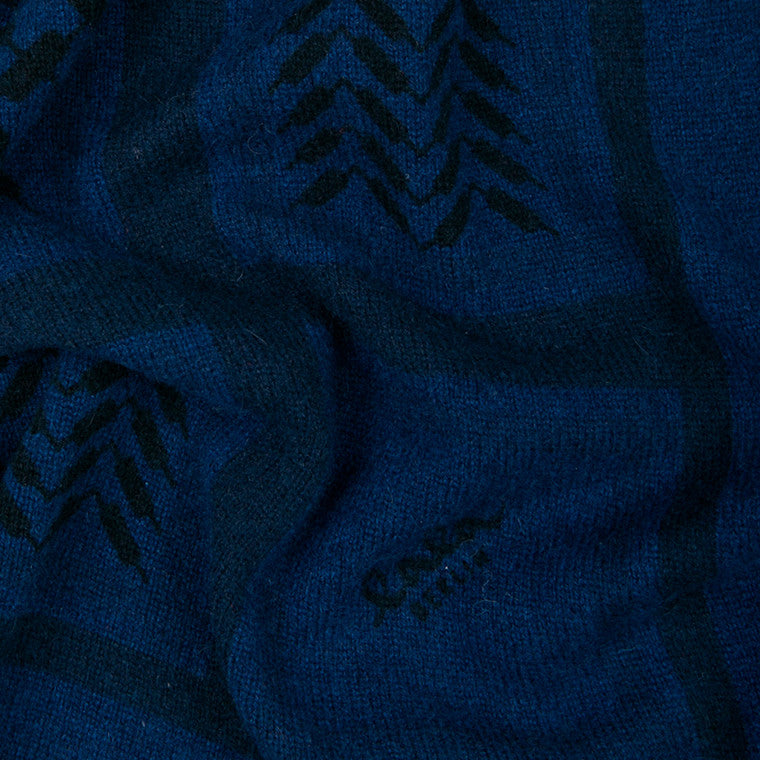 Lala Berlin - Cashmere tørklæde - Inchiostro - Trinity Classic M
