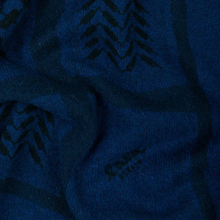 Lala Berlin - Cashmere tørklæde - Inchiostro - Trinity Classic M - sss - Stilkompagniet.dk