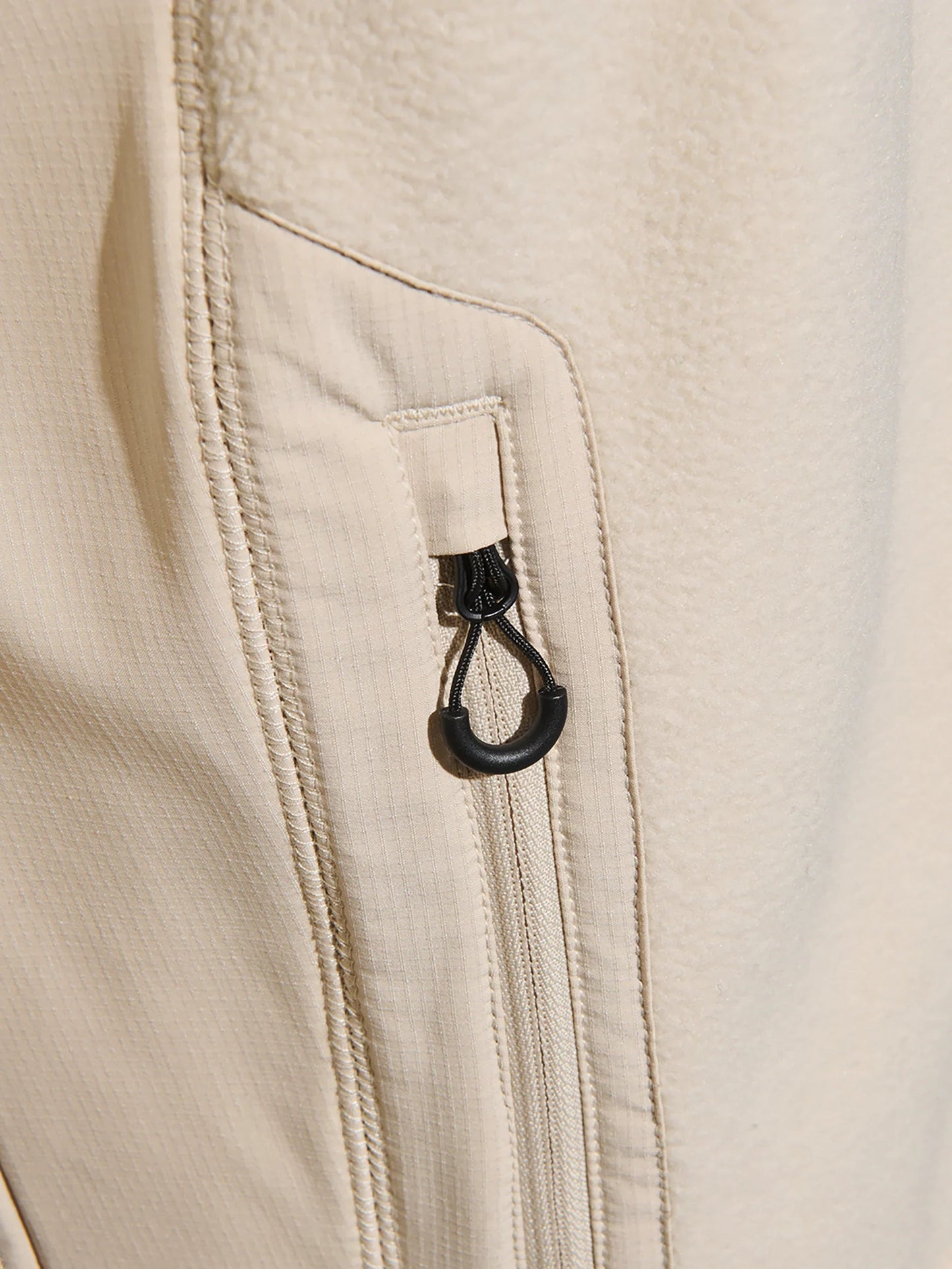 HALO - Fleece Jakke - Beige - ATW Teddy Fleece Jakke