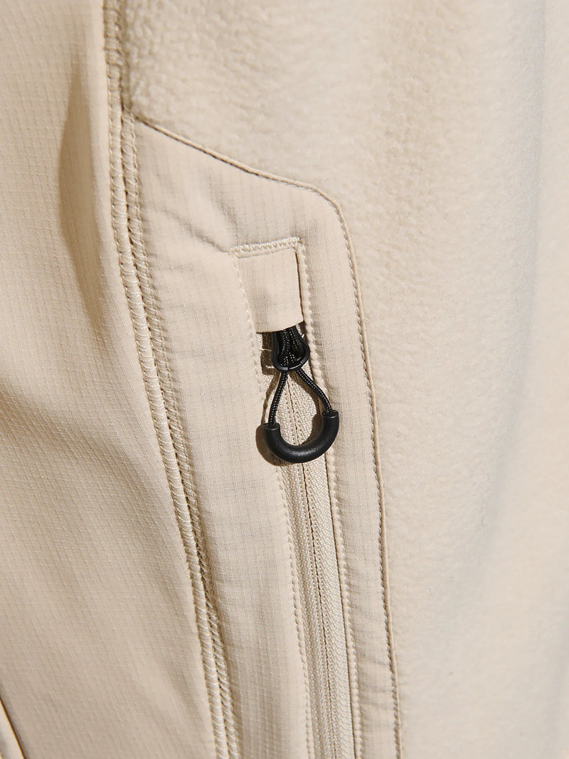 HALO - Fleece Jakke - Beige - ATW Teddy Fleece Jakke