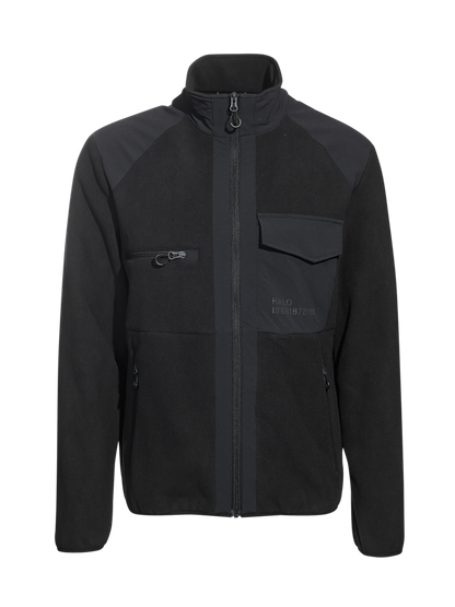 HALO - Fleece jakke - Black 2001 - Paneled fleece