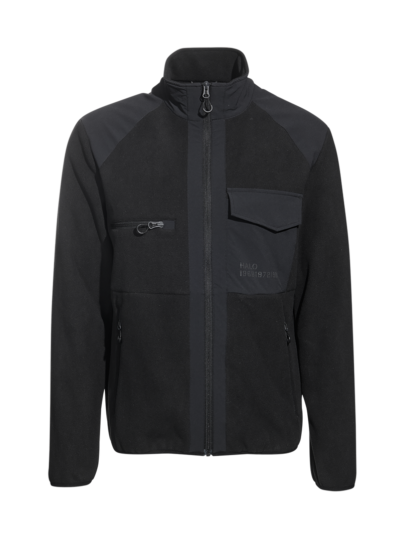 HALO - Fleece jakke - Black 2001 - Paneled fleece