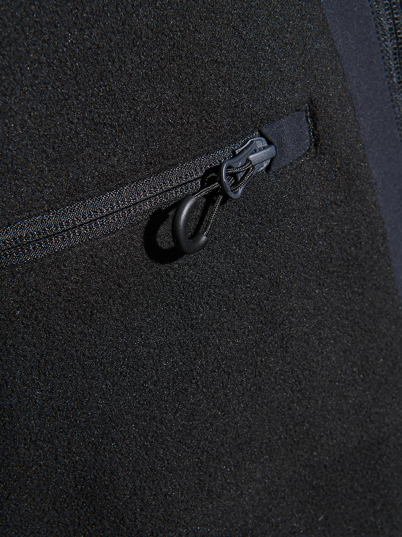 HALO - Fleece jakke - Black 2001 - Paneled fleece