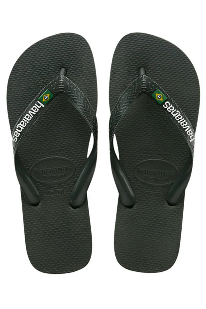 Havaianas - Klipklapper - Verde Olive - Brasil Logo FC sss - Stilkompagniet.dk