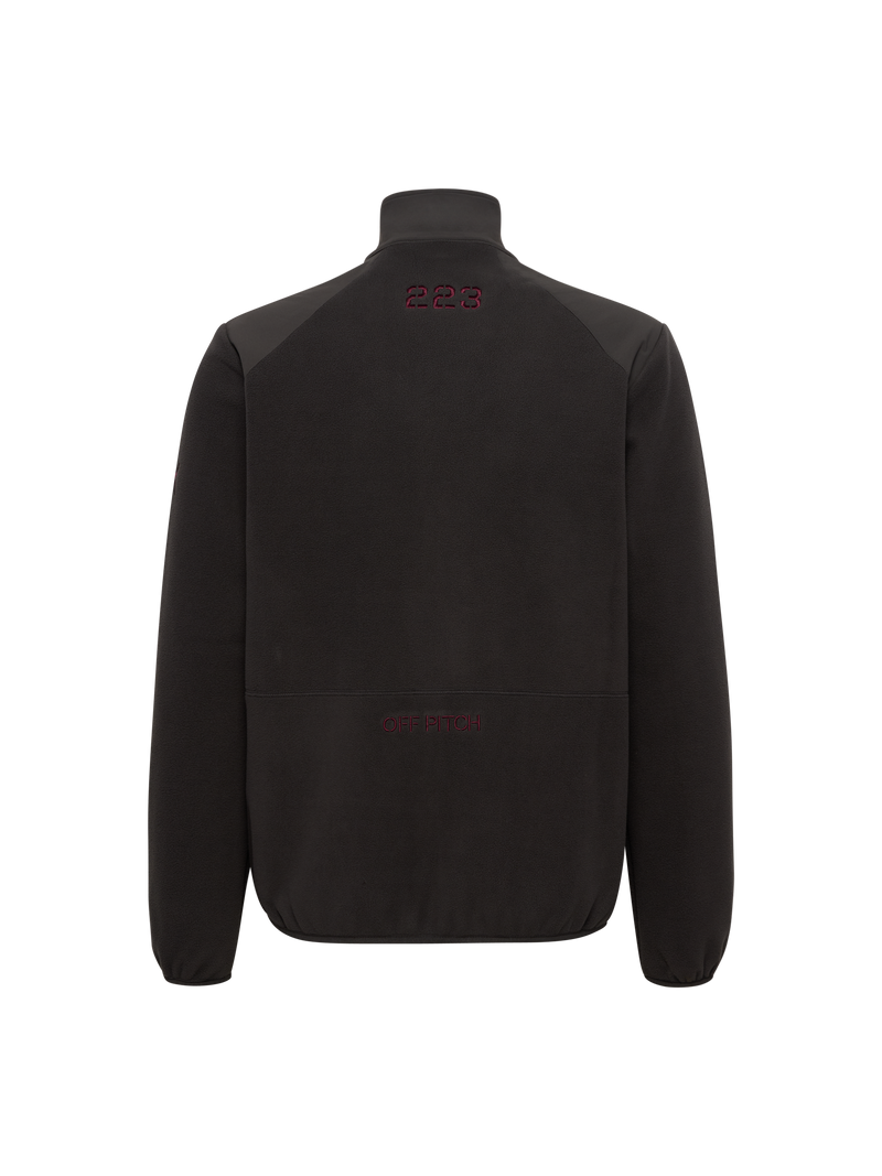 HALO - DBU Paneled Fleece Jakke - Raven