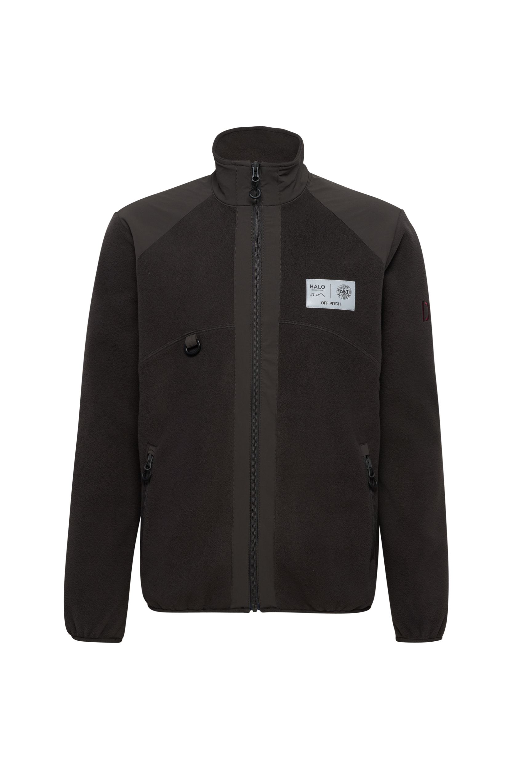 HALO - DBU Paneled Fleece Jakke - Raven