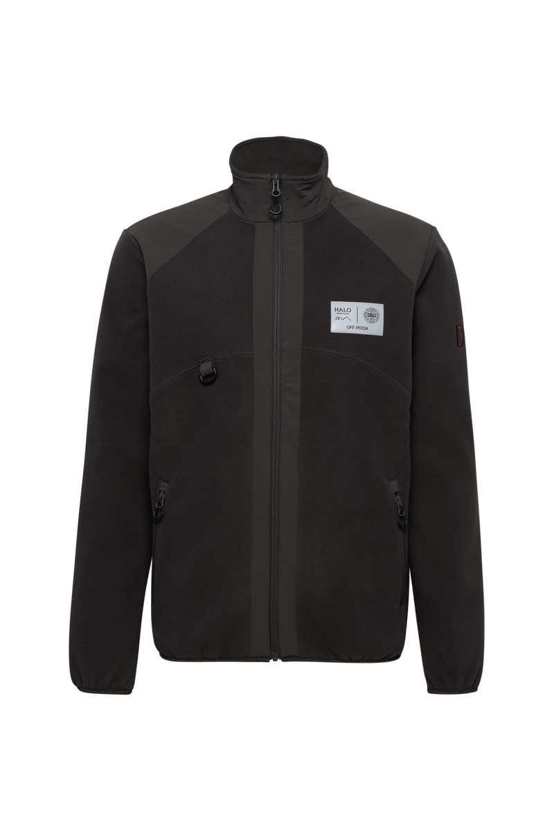 HALO - DBU Paneled Fleece Jakke - Raven