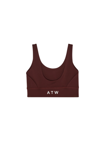 HALO - Sportsbh - Bitter Chocolate - Traning bra - Stilkompagniet.dk