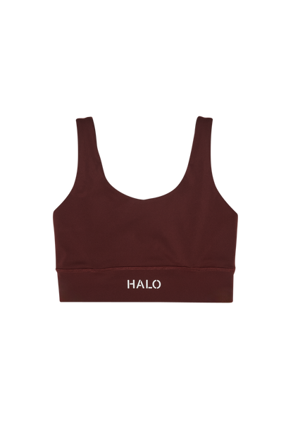 HALO - Sportsbh - Bitter Chocolate - Traning bra