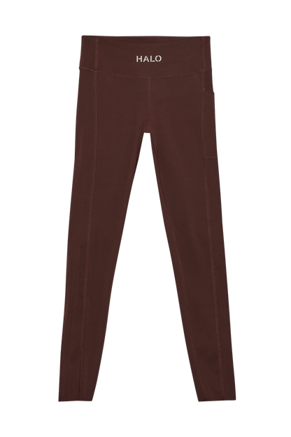 HALO - Leggings - Bitter Chocolate - Women training tights - Stilkompagniet.dk