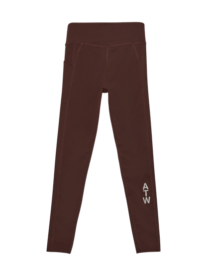 HALO - Leggings - Bitter Chocolate - Women training tights - Stilkompagniet.dk