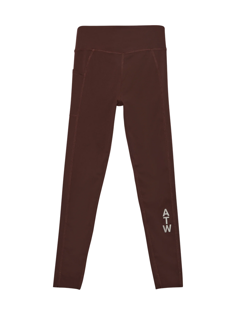 HALO - Leggings - Bitter Chocolate - Women training tights - Stilkompagniet.dk