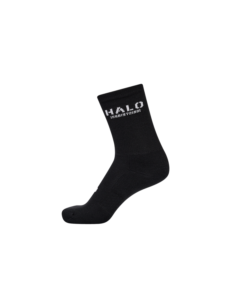 HALO - Strømper - 3pak - Black - Essential Cotton