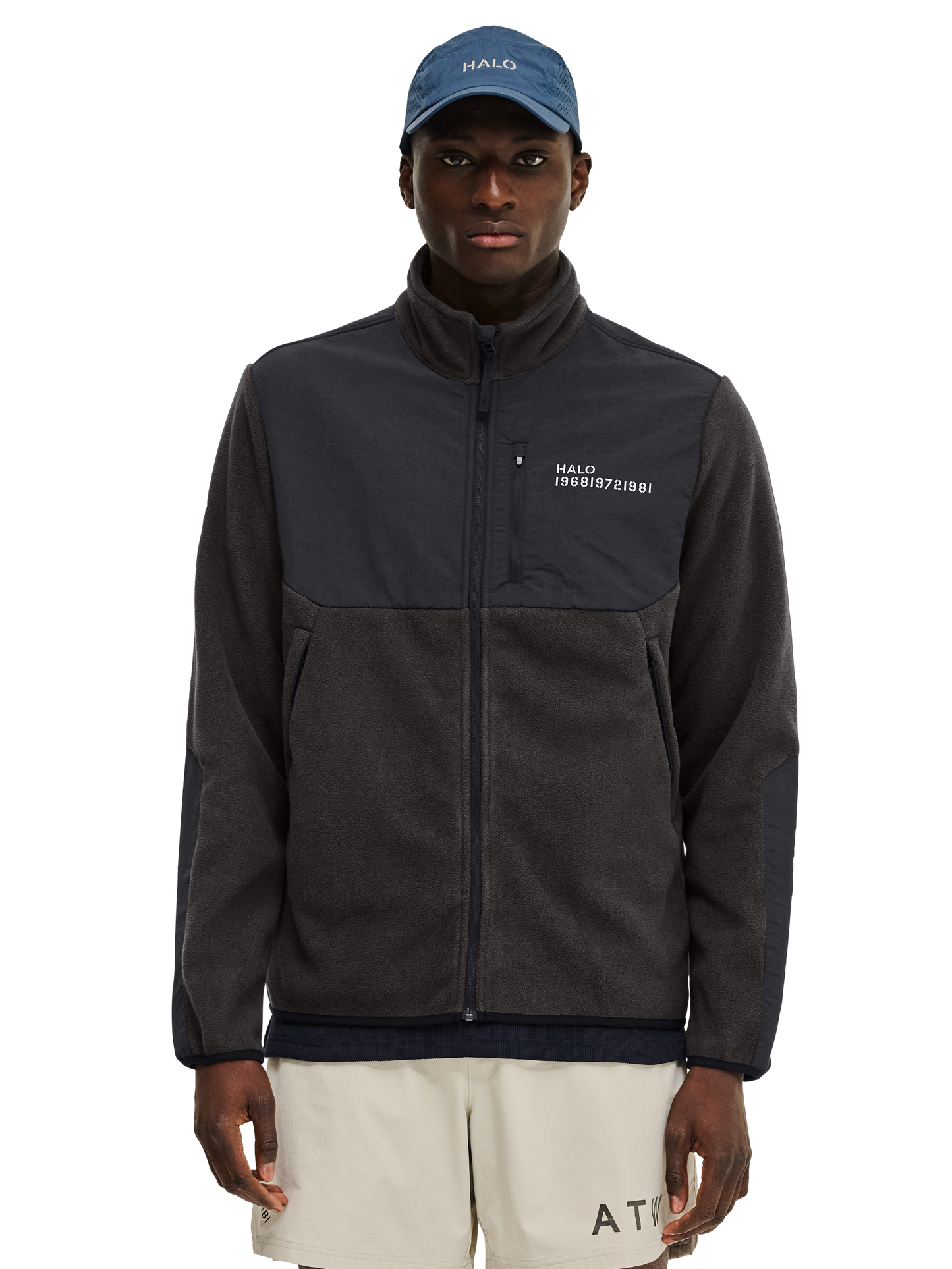 Halo - Fleece jakke - Raven - Blocked Zip Fleece