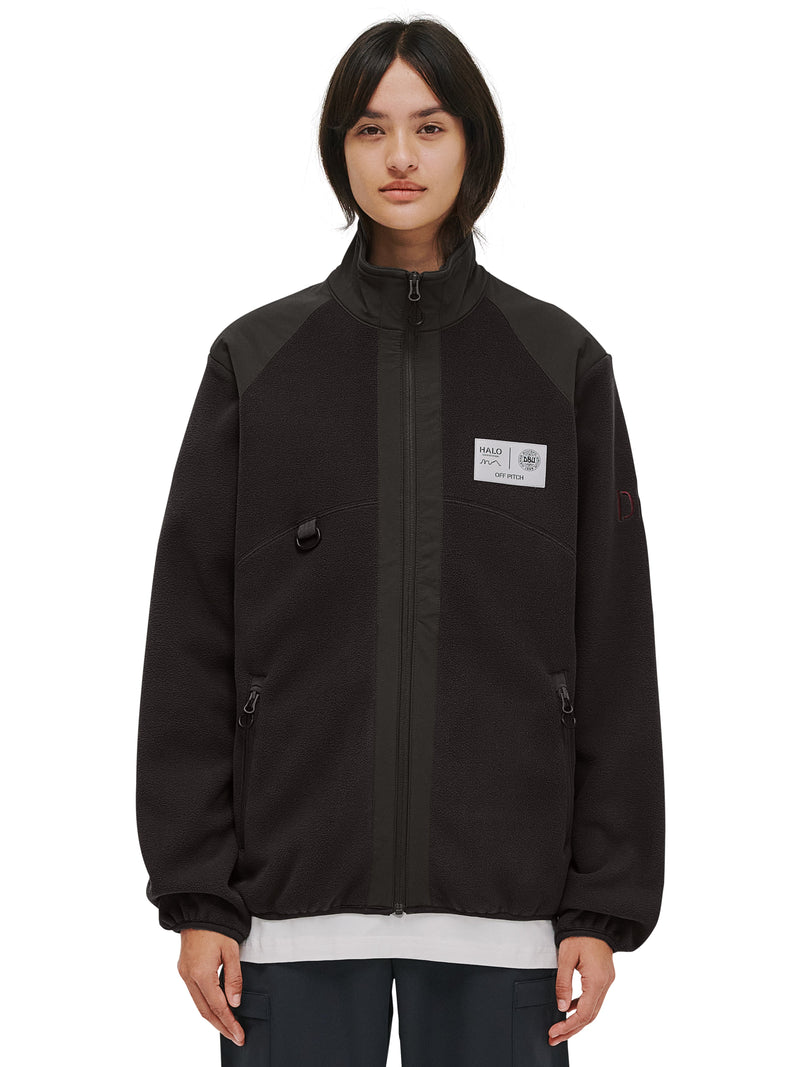 HALO - DBU Paneled Fleece Jakke - Raven