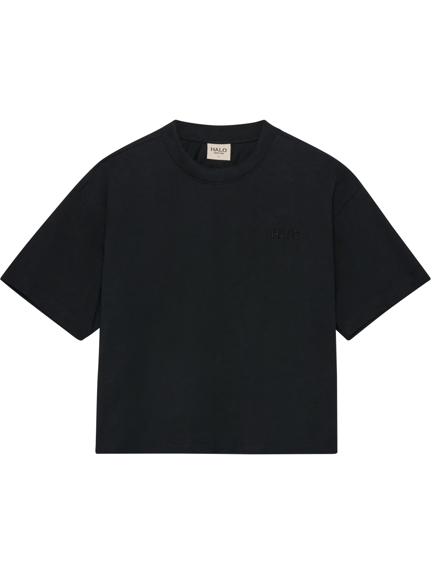 HALO - T-shirt - Black 2001 - Women Logo - Stilkompagniet.dk