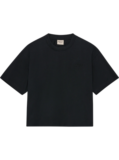HALO - T-shirt - Black 2001 - Women Logo - Stilkompagniet.dk