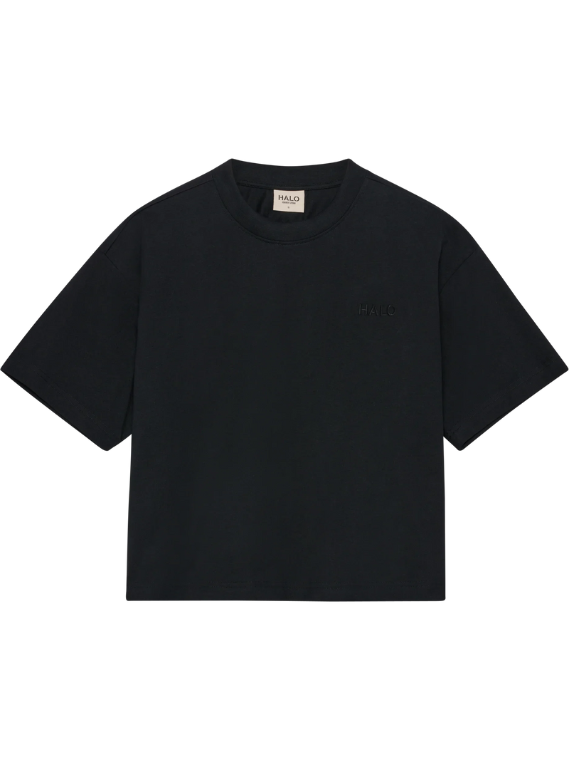 HALO - T-shirt - Black 2001 - Women Logo - Stilkompagniet.dk