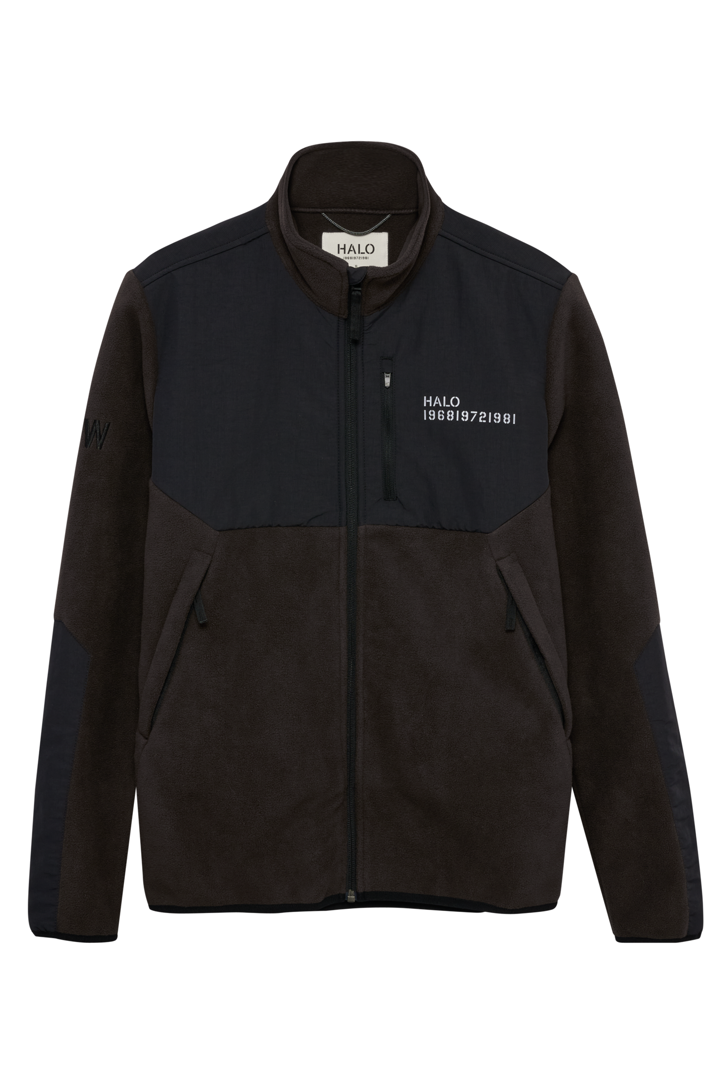 Halo - Fleece jakke -  Chocolate torte 8070 - Blocked Zip Fleece