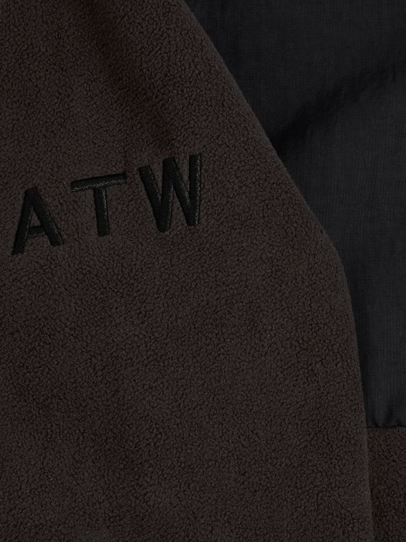 Halo - Fleece jakke - Chocolate torte 8070 - Blocked Zip Fleece - Stilkompagniet.dk